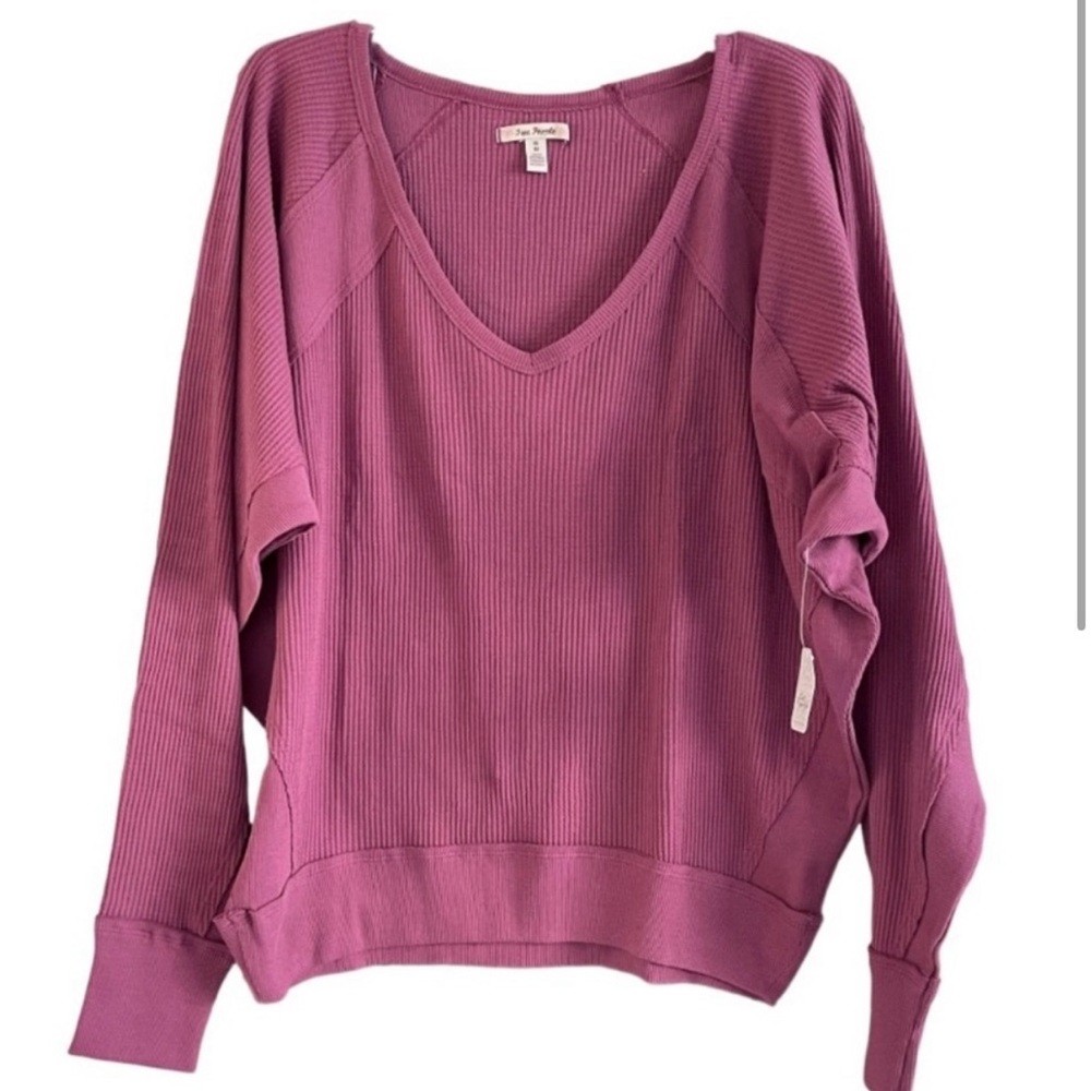 Free People Santa Clara Thermal in Mulberry